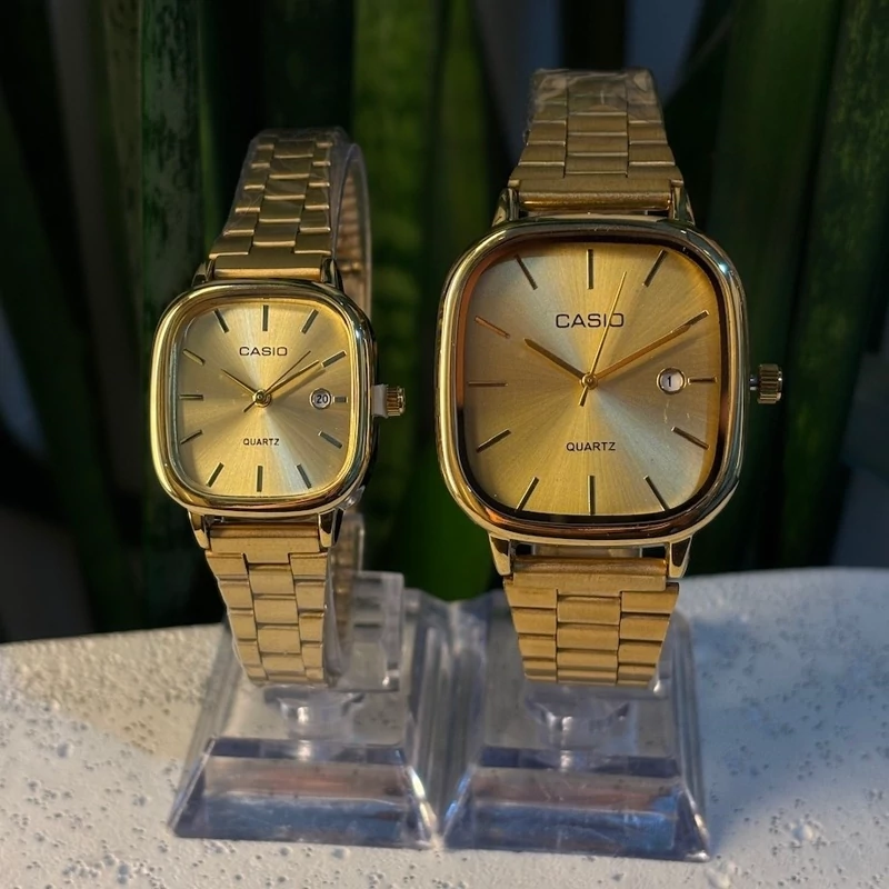 ساعت زنانه و مردانه کاسیو اولد مانی طلایی