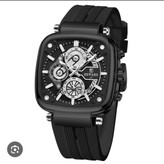 سه موتوره فعال تاریخ شما ضد آب شیشه هاردلکس جنس بدنه استیل بند سیلیکونی قطر صفحه ۴۴میلی متر